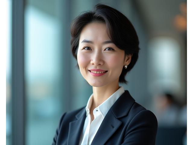 최수진 원장님의 경력 사진, 신뢰감 있고 지적인 분위기