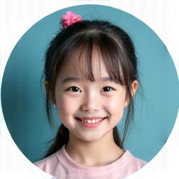 웃는 얼굴의 여학생 은지